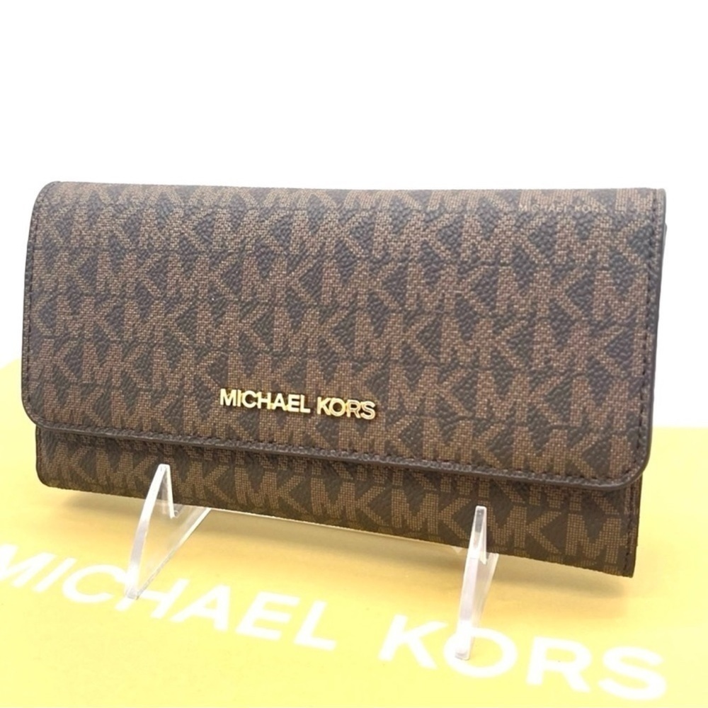 Michael Kors Trifold Wallet Brown (NWT) - Picture 3 of 8